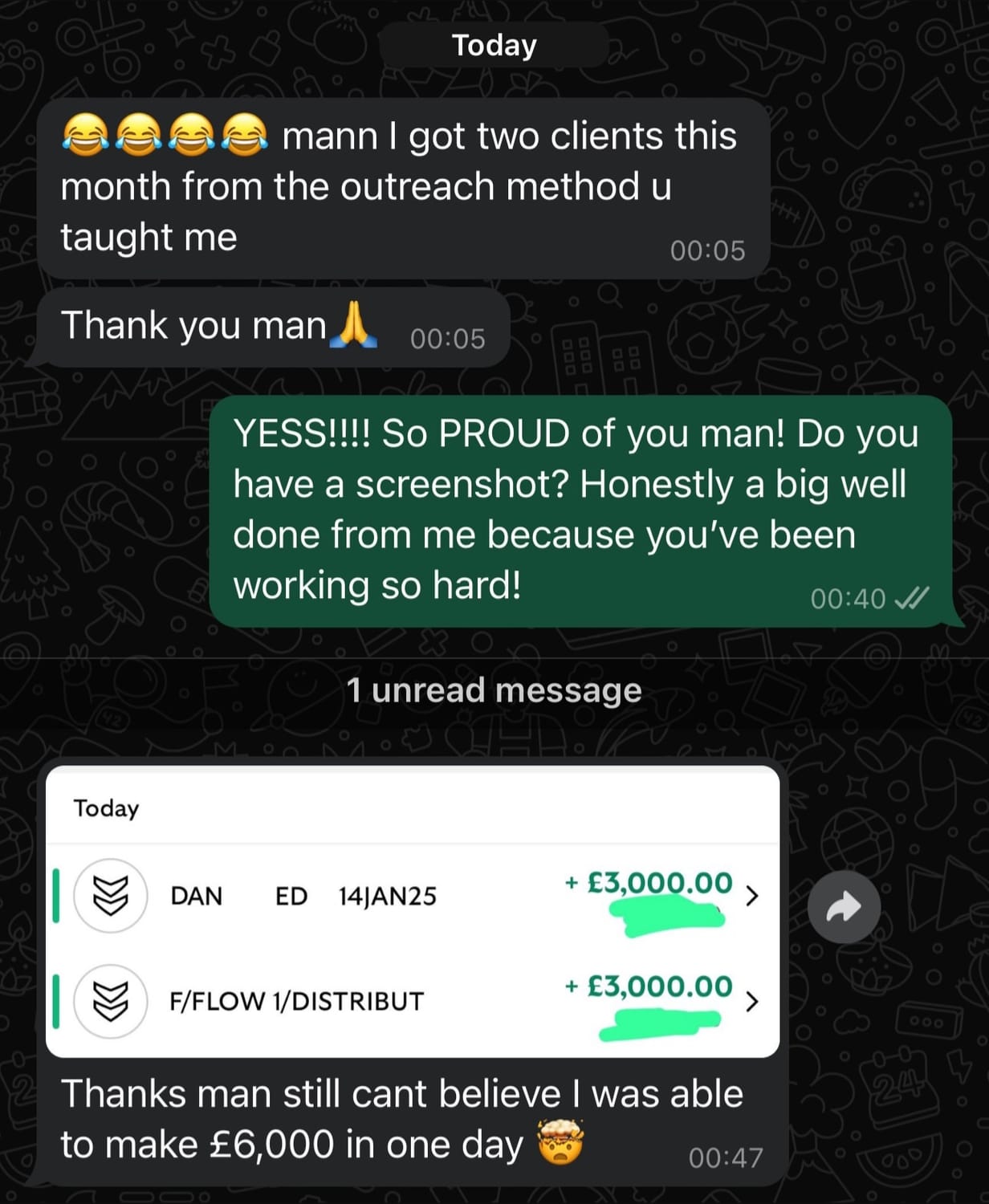 Aaron — client result